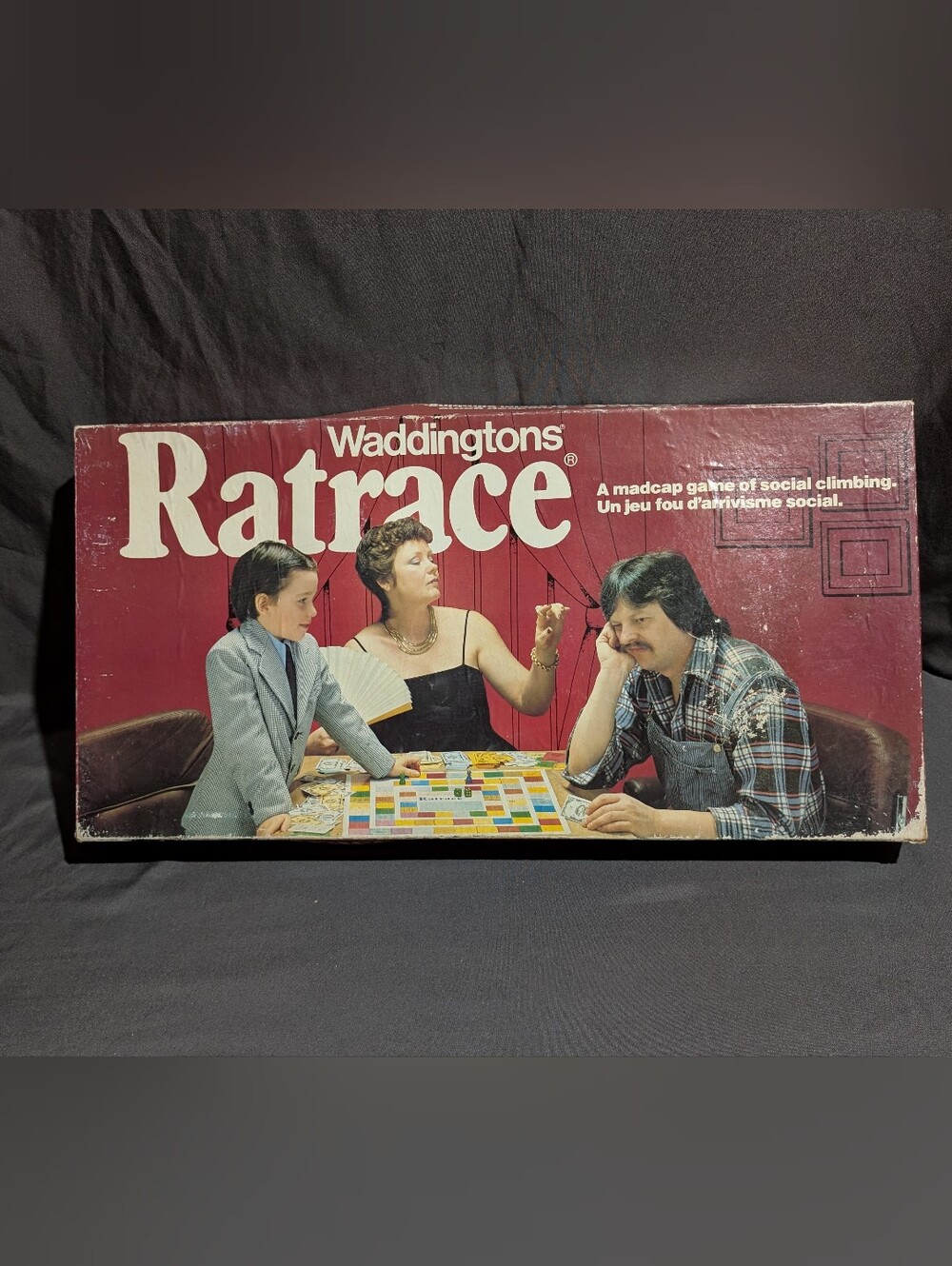 Ratrace  Board Game Complete Vintage 1970's Bilingual English & French